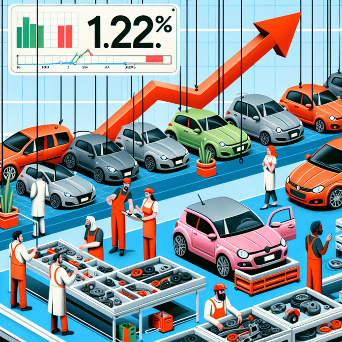 Il settore automobilistico italiano registra una crescita del 12,8% in febbraio