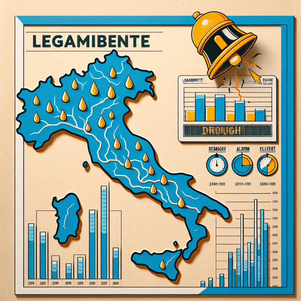 Legambiente lancia l'allarme per la siccità in Italia, con il livello dei fiumi in calo e la richiesta di acqua in aumento.