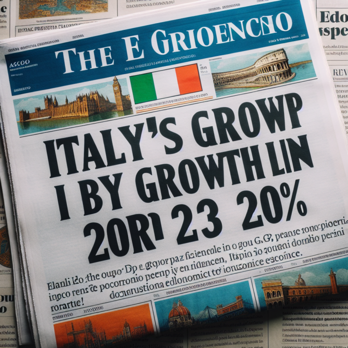 Il Pil italiano cresce del 2% nel quarto trimestre del 2023, confermando la ripresa economica del Paese.