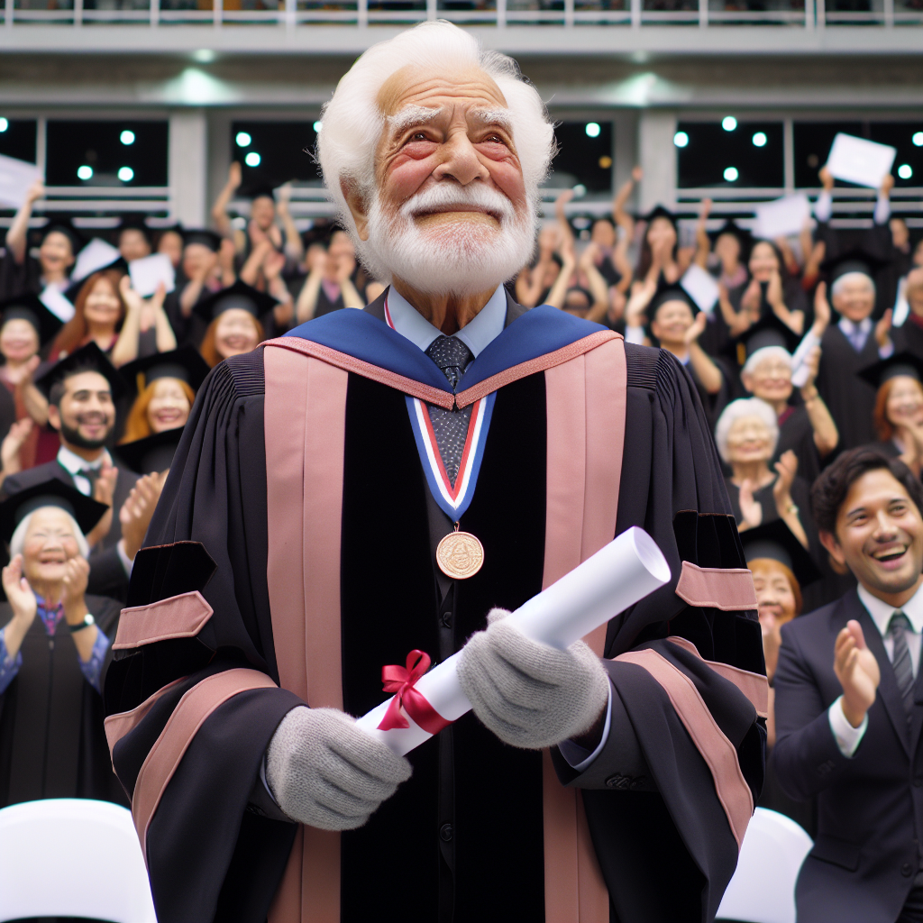 Laurea a 77 anni: una storia di speranza e tenacia