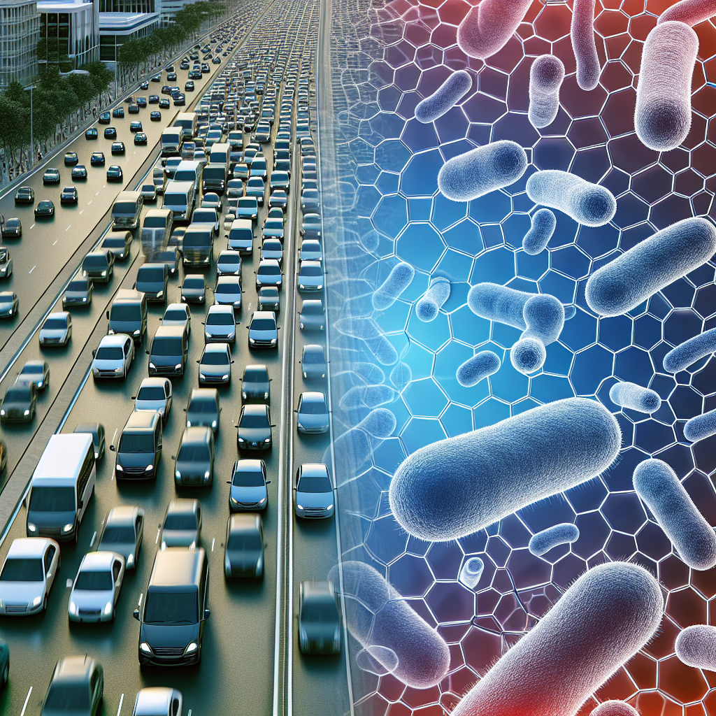 Un nuovo modello matematico paragona le auto nel traffico ai batteri in cerca di cibo.