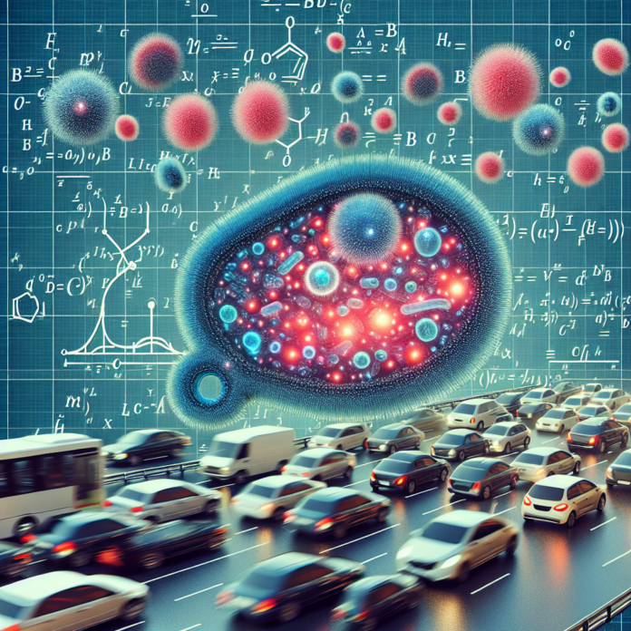 Un nuovo modello matematico paragona le auto nel traffico ai batteri in cerca di cibo.