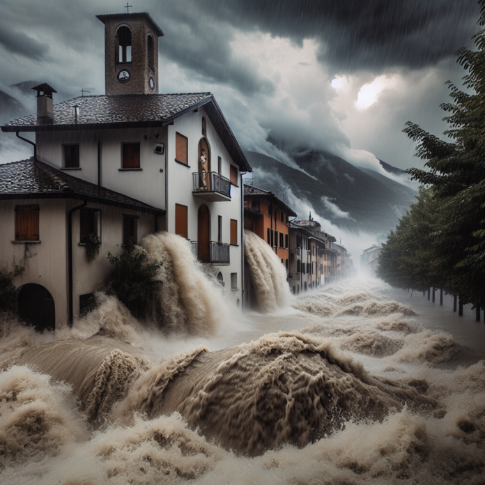 Prosegue l'ondata di maltempo: Forte alluvione nel Bresciano